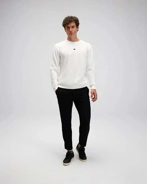 Ellesse EM556-OF Erkek Beyaz Sweat