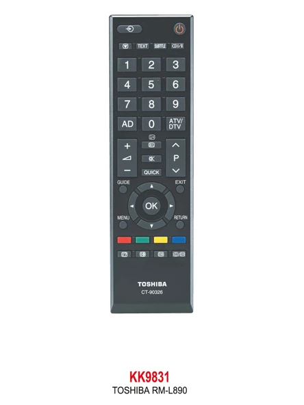 TOSHIBA RM-L890 LCD KUMANDA - Resim 3