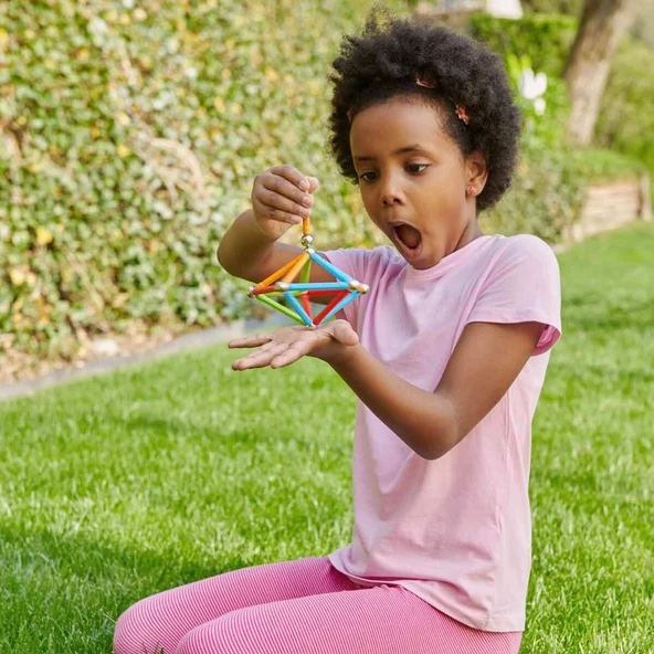 Geomag Supercolor Panels Manyetik Zeka Oyunu 60 Parça Eğitici Yetenek Geliştiren Oyuncak - 3