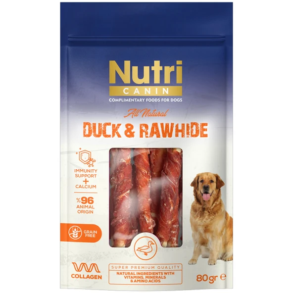 Nutri Duck Rawhide Ördekli Köpek Ödülü 80 Gr ürün görseli 1