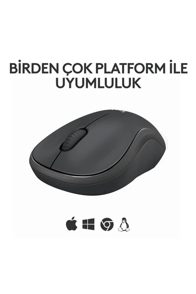 Logitech M240 Sessiz Kompakt Kablosuz Bluetooth Mouse - Siyah - 6