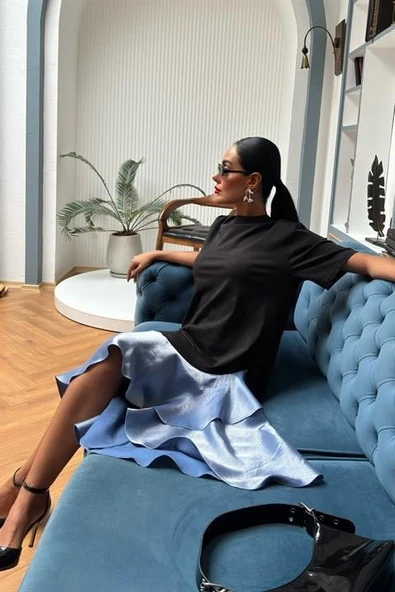 Volanlı Süprem Elbise 2864 - 2