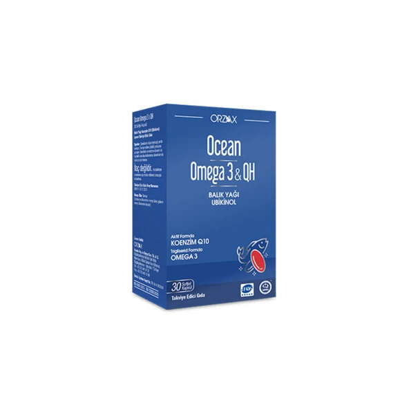 Ocean Omega 3 & QH Balık Yağı 30 Kapsül ürün görseli