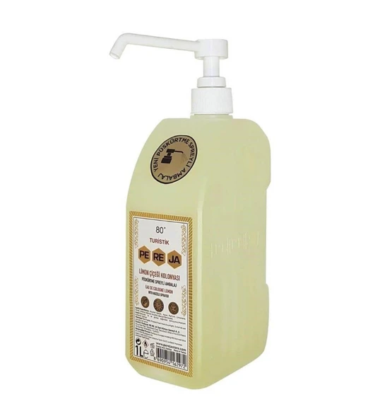 Pereja Limon Çiçeği Kolonyası Püsktürtme Pompalı Ambalaj 1 lt - 1
