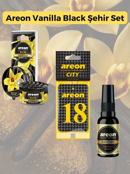 Areon Vanilla Black Şehir Set-18 ürün görseli
