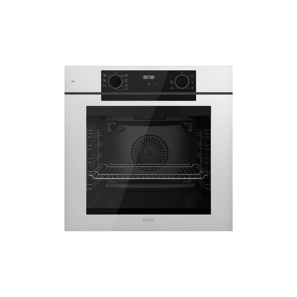 Ferre White FryArt 3 Lü Ankastre Set ( QEP63CB - SC206-FA - D081-SA ) A++ Sessiz Davlumbaz - Resim 2