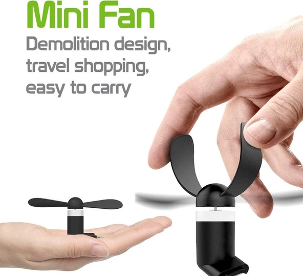 Alfalink AFN-10 Telefon Mini Üç Girişli Usb Fan - 6