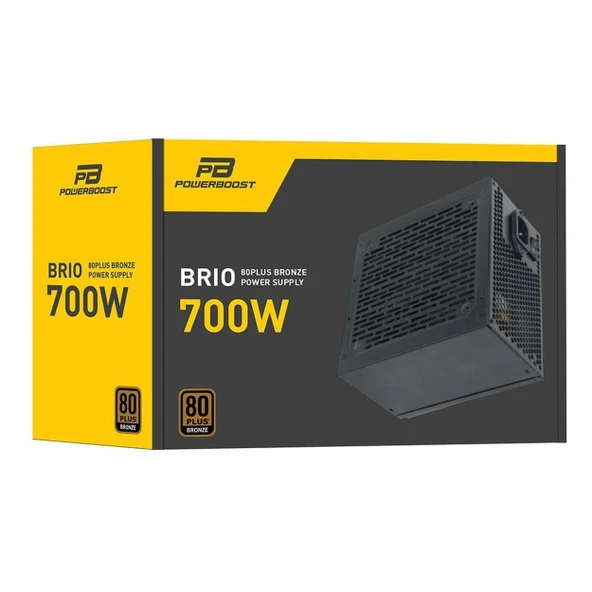 PowerBoost Brio BST-ATX700BEU 700W 80+ Bronz Güç Kaynağı ürün görseli 1