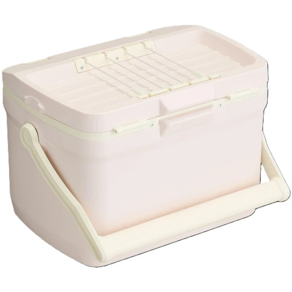 Stanley The Easy-Carry Outdoor Cooler 15.1L / 16QT Rose Quartz Termos AS1001623234 - Resim 3