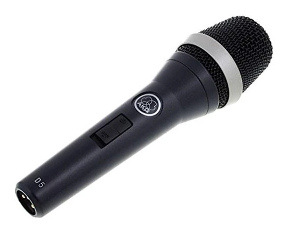 AKG D5S Supercardioid Dinamik Vokal Mikrofonu Anahtarlı - 1