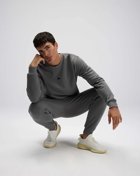 Ellesse EM556-ANT Erkek Antrasit Sweat - 4