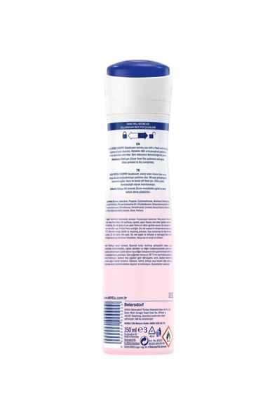 Kadın Sprey Deodorant Fresh Cherry 48 Saat Koruma 150mlx3 - 6