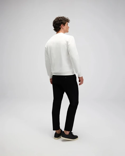 Ellesse EM556-OF Erkek Beyaz Sweat - 4