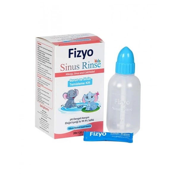 FİZYO SİNÜS RİNSE KİDS ÇOCUK 240 ML (burun ve sinüs temizleme seti) ürün görseli 1