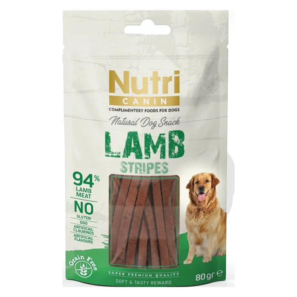Nutri Lamb Stripes Kuzulu Köpek Ödülü 80 Gr ürün görseli 1
