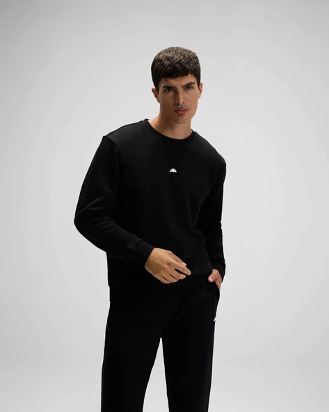 Ellesse EM556-BK Erkek Siyah Sweat - 4