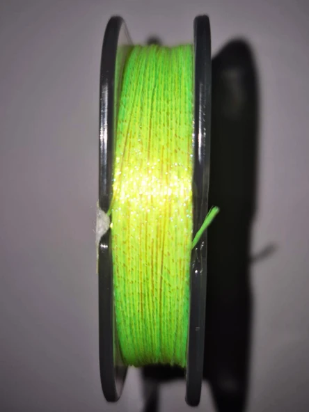 Eagenset Hazır Çapari Kombini Boru Sim Ultraviyole Uv Neon Sarı Makarada - Resim 12