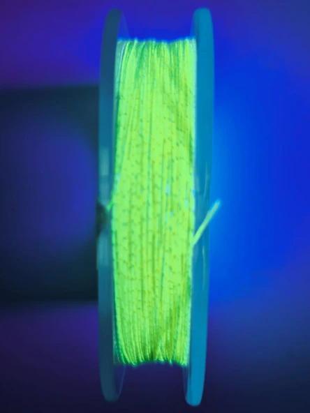 Eagenset Hazır Çapari Kombini Boru Sim Ultraviyole Uv Neon Sarı Makarada - Resim 11