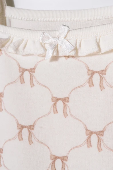 Bebek 2li Askılı Zıbın Body %100 Organik Pamuk - Bebek ve Yenidoğan Serisi - csy8135 - 6