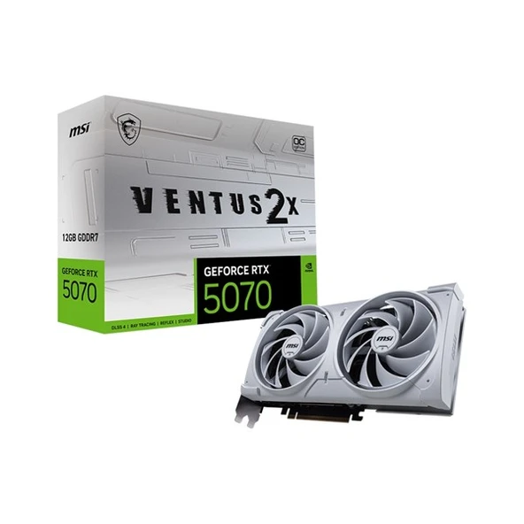 <![CDATA[MSI 12GB RTX5070 VENTUS 2X OC WHITE GDDR7 192bit HDMI-DP PCIE 5.0]]>