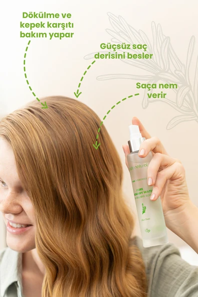 Biberiye Suyu Dökülme Karşıtı ve Saç Uzamasını Destekleyici Saç Toniği %100 Doğal ve Saf 100 ml - 7