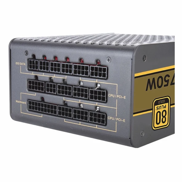 PowerBoost Rage BST-ATX750G 750W 80+ Altın Modüler Güç Kaynağı - Resim 4