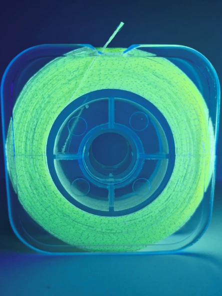 Eagenset Hazır Çapari Kombini Boru Sim Ultraviyole Uv Neon Sarı Makarada - Resim 10