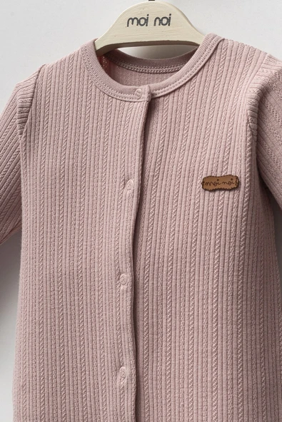 Moi Noi Şapkalı Tulum MNB1236 Mürdüm - 2