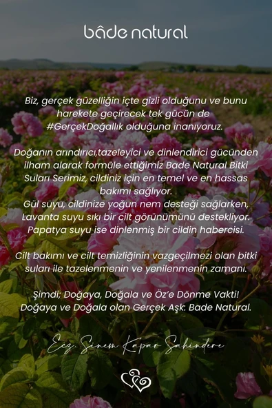 Gül Suyu Gözenek Sıkılaştırıcı Aydınlatıcı Ve Arındırıcı Tonik %100 Doğal Ve Saf 100 ml - 6