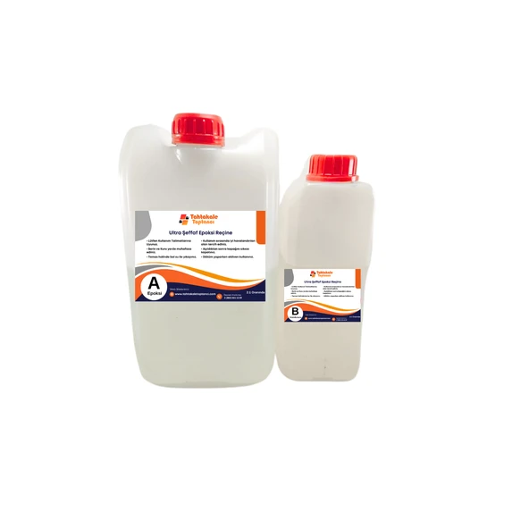 Tahtakale Toptancı Şeffaf Epoksi Reçine Hobi Seti  (7.5 KG) - 1