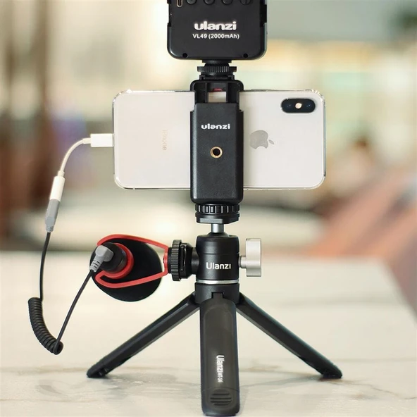 Ulanzi U-60 Vlog Top Kafa (Ball Head) Tripod Kafa - 8