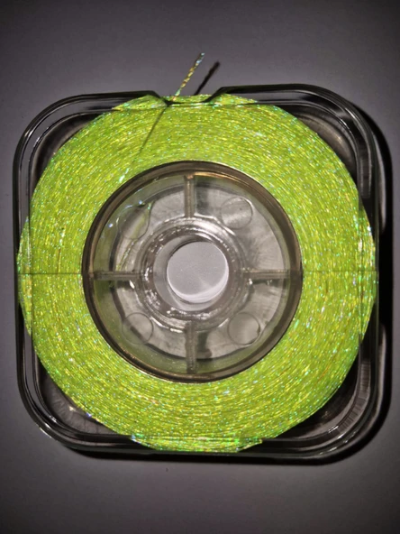 Eagenset Hazır Çapari Kombini Boru Sim Ultraviyole Uv Neon Sarı Makarada - Resim 7