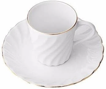 Porland Altın Yaldız 6 Kişilik Kahve Takımı 80cc - Resim 2