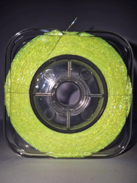 Eagenset Hazır Çapari Kombini Boru Sim Ultraviyole Uv Neon Sarı Makarada - Resim 9