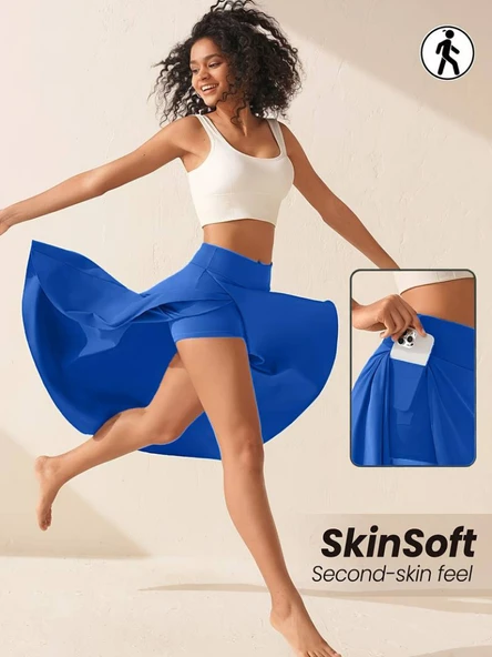 Kadın Cep Detay Taytlı Sandy Etek ürün görseli