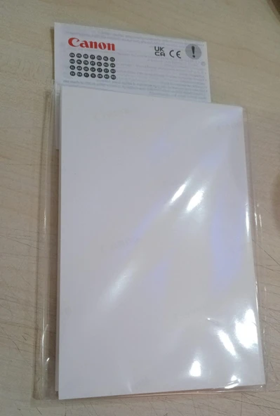 CANON ORJNAL FOTOĞRAF KAĞIDI 10x15 (50 ADET GP-501 GLOSSY) PARLAK VE ORJİNAL - 2
