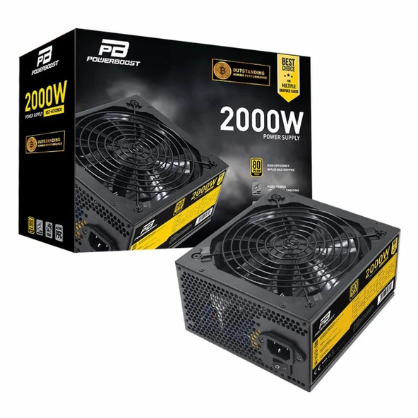 PowerBoost BST-ATX2000 2000W 80+ Altın Güç Kaynağı ürün görseli 1