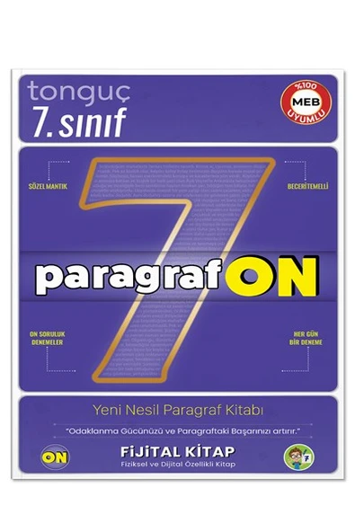 7. Sınıf ParagrafON Soru Bankası - Tonguç Yayınları