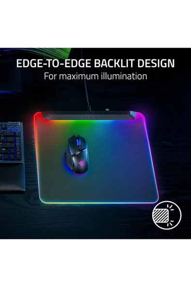 Firefly V2 Pro Tam Aydınlatmalı RGB Oyuncu Mouse Matı - Siyah - 2