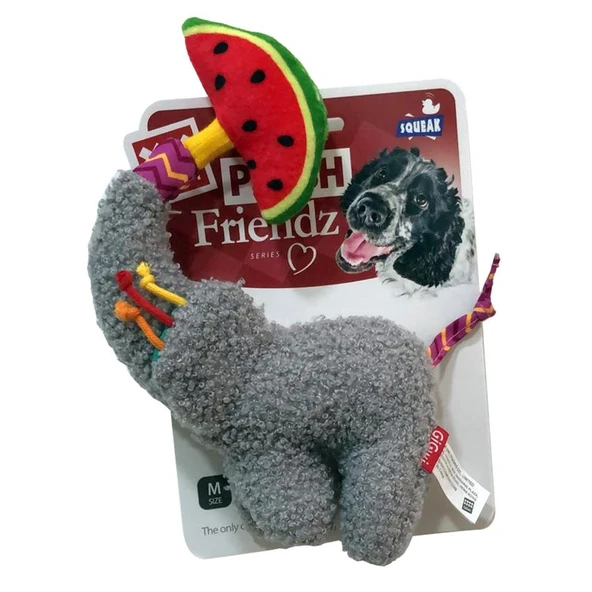 Plush Friendz Sesli Fil Peluş Köpek Oyuncağı ürün görseli 1