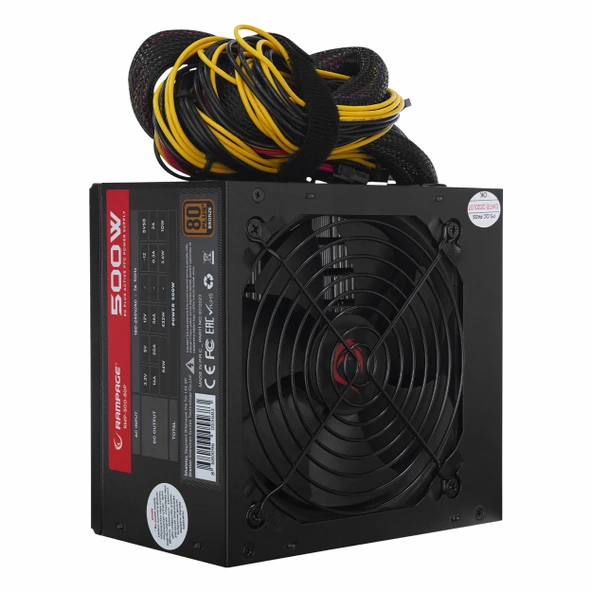 Rampage RMP-500-80P 500W 80+ Bronz Güç Kaynağı - Resim 4