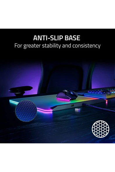 Firefly V2 Pro Tam Aydınlatmalı RGB Oyuncu Mouse Matı - Siyah - 7