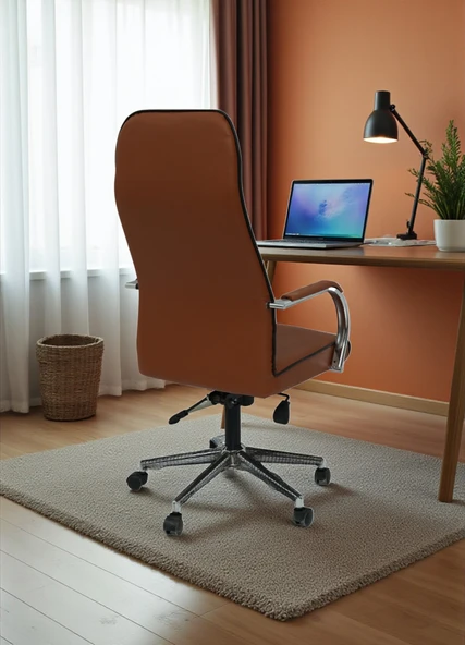 Arji Ev ve Ofis Çalışma Sandalyesi Metal İskelet, Yüksek Konfor - 2