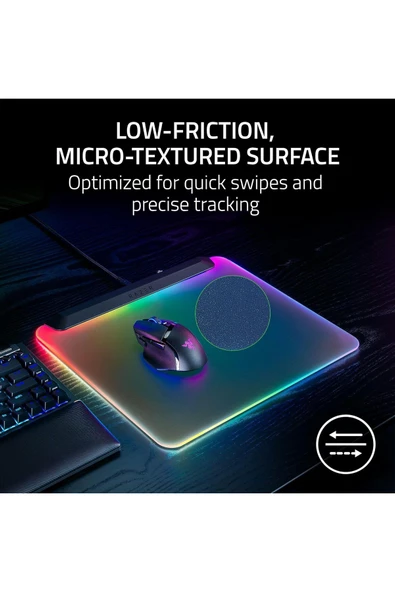 Firefly V2 Pro Tam Aydınlatmalı RGB Oyuncu Mouse Matı - Siyah - 6
