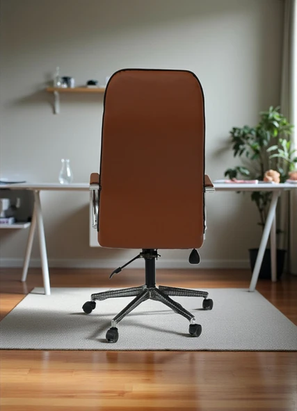 Arji Ev ve Ofis Çalışma Sandalyesi Metal İskelet, Yüksek Konfor - 3