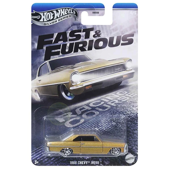Hot Wheels Fast & Furious Temalı Arabalar HNR88 JBY42 1966 Chevy Nova ürün görseli 1