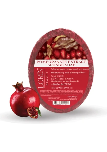 Lorin Beauty Lorin Nar Özlü Doğal Süngerli Sabun