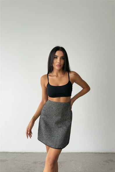 KAŞE KISA ETEK - Siyah - 4