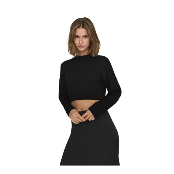 Kadın Crop Kazak - 3