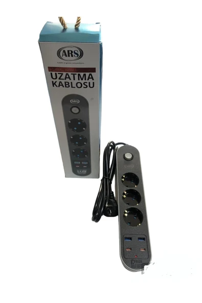 Ars 3 Lu 2mtakım Kormalı Uzatma Kablosu Usb Type-c - 5